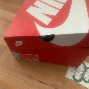 Nike Red and White Shoe Box